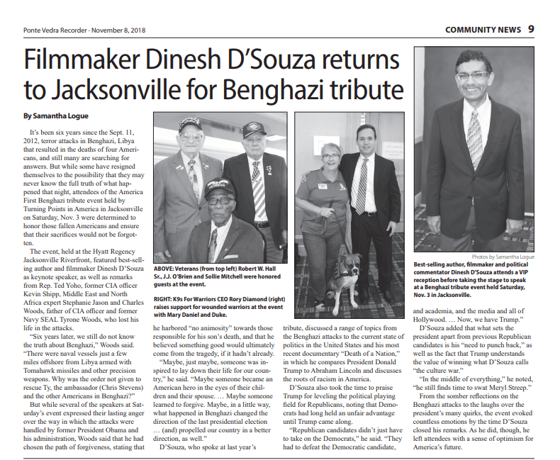 Ponte Vedra Recorder Article